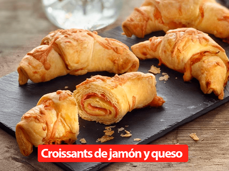 Croissants de queso con jamón York Salmi – Salmi del Sureste