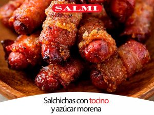 Salchicha con Tocino y Azucar